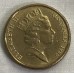 AUSTRALIA 1986 . ONE 1 DOLLAR COIN . YEAR OF PEACE